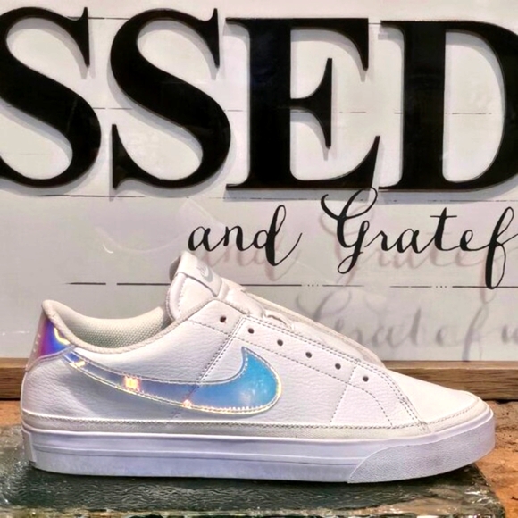 Nike Court Legacy Next Nature 'White Iridescent' Wmn 11 #FD0820-100 - Picture 1 of 8